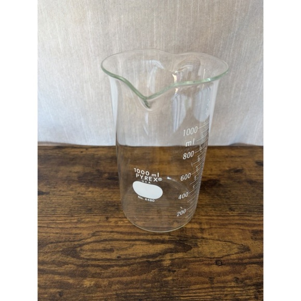 Corning‎ Pyrex Glass Beaker 1000-2Liter 32oz 2000ml